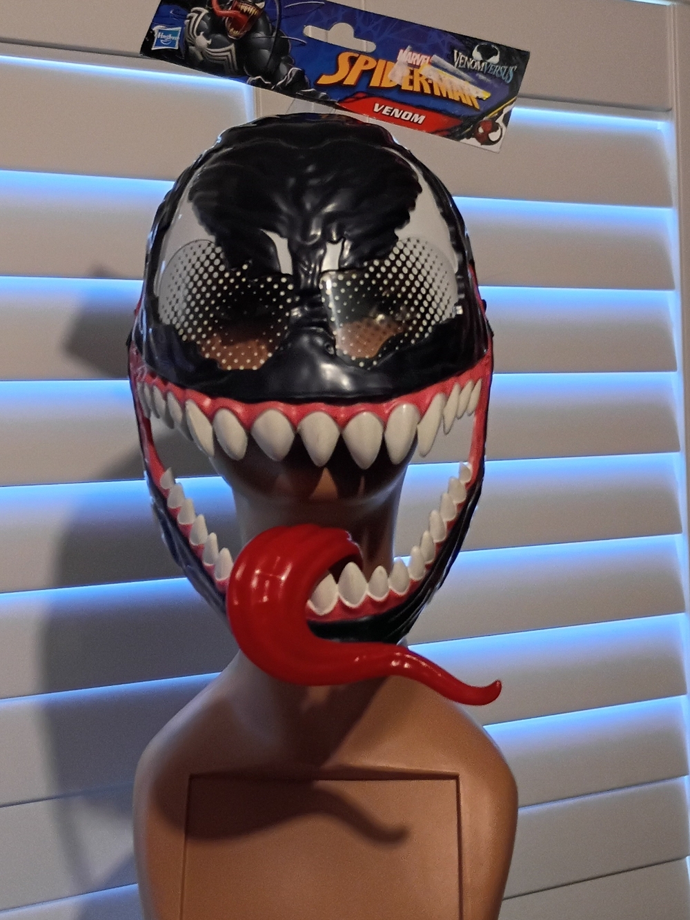 Marvel Spider-Man Venom Face Mask with Tongue